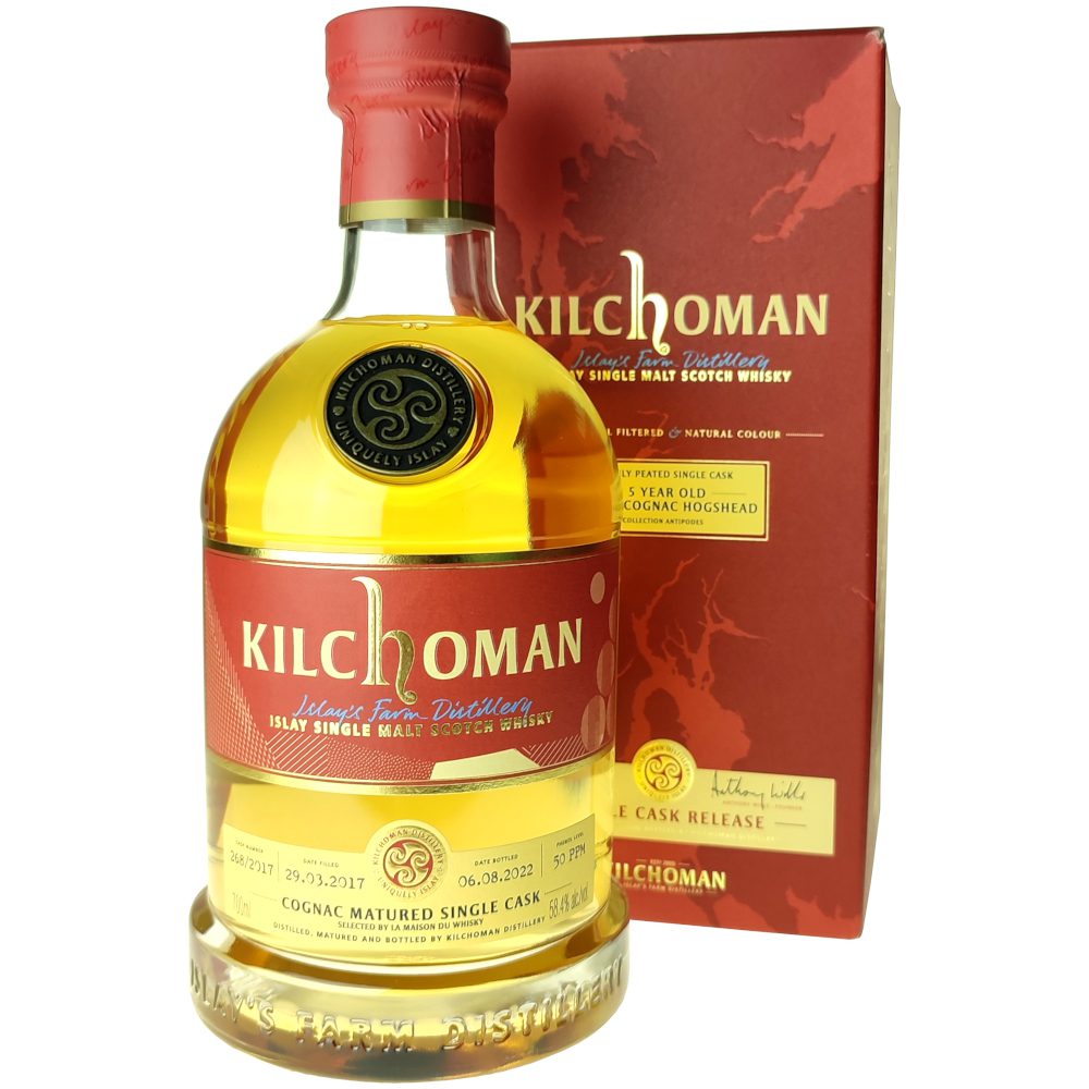 Kilchoman 5 Ans Heavily Peated Cognac Cask Finish 2017 Islay Single Malt